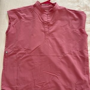 Figs. Women. Limited edition Chalk Pink Rafaela Scrub Top.